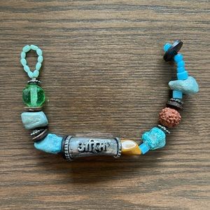 Multi-color Gem Stone Beaded Bracelet